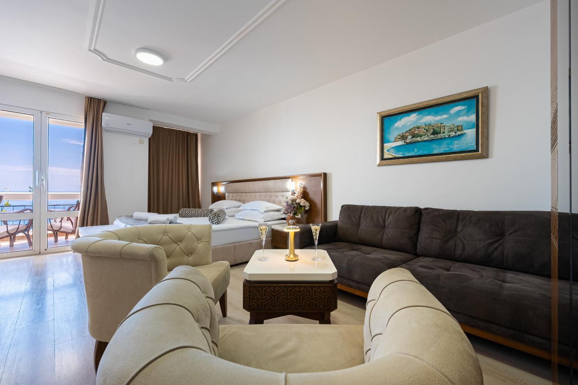 Hotel Adrovic Sveti Stefan Luaran gambar
