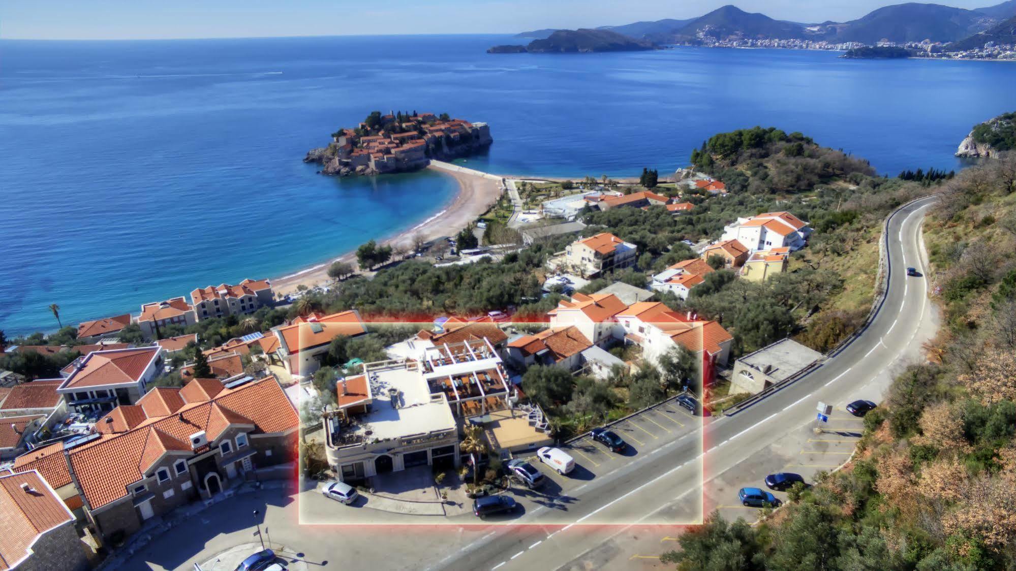 Hotel Adrovic Sveti Stefan Luaran gambar